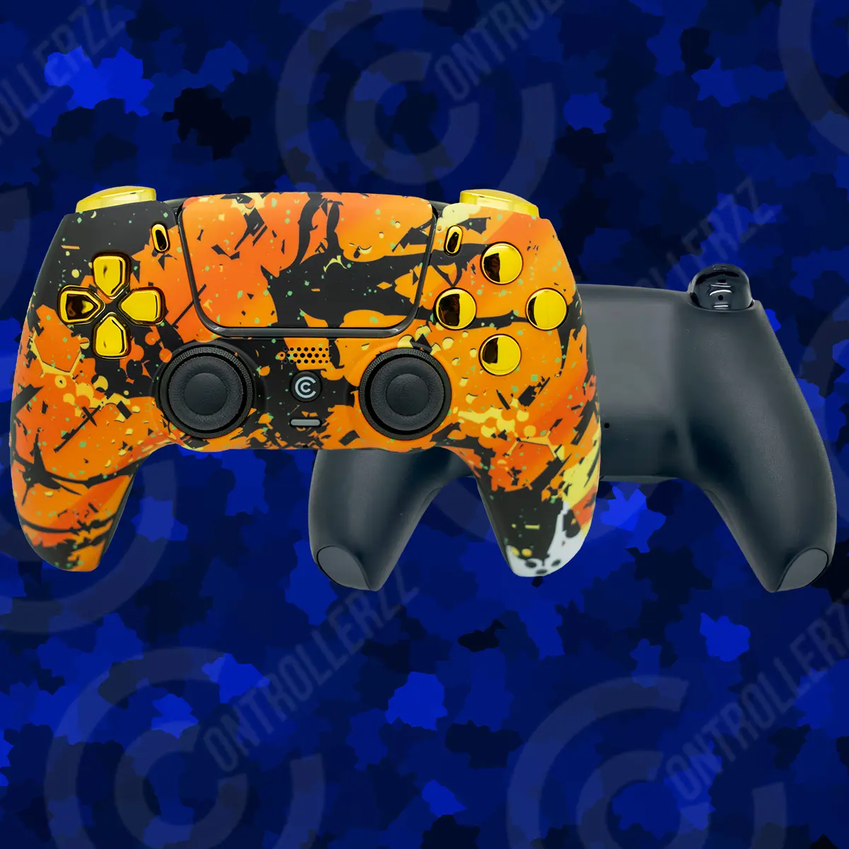 Molten Camo & Gold Chrome Inserts