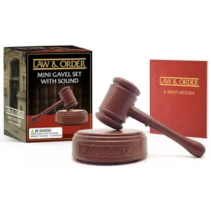 Law & Order: Mini Gavel Set with Sound (RP Minis) - Paperback