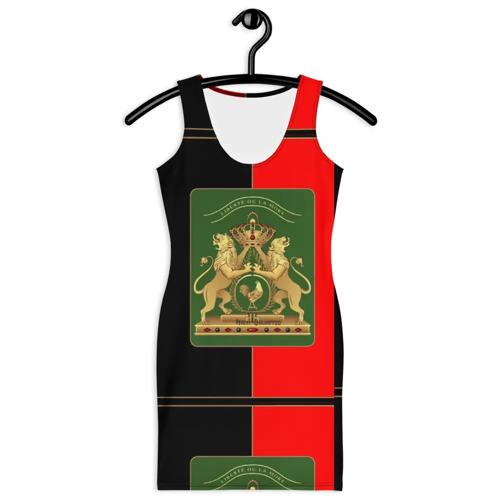 Haitian flag (drapo Haiti ) Bodycon dress
