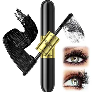 2 in 1 Double-ended Fiber Lengthening Mascara, Long Lasting Eyelash Extensions Mascara, Eye Lashes Lengthening Volumizing Styling Defining Multiplying Curling Mascara Stick, Makeup