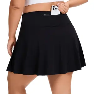 Sports & OutdoorsSEKINO Women's Plus Size Tennis Golf Skirts High Waisted with Inner Shorts Pockets Casual Athletic Sports Skorts Skirt