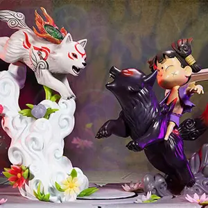 Chibiterasu vs Dark Chibiterasu & Possesed Kuni