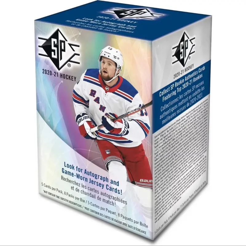 2020-21 Upper Deck SP Hockey Blaster Box Factory Sealed Chase Autos & Jerseys no cancellation or refunds after the box has been opened or shipped. Thank you.