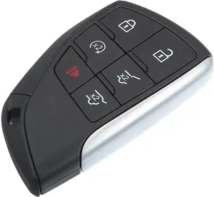 433 MHz 6 Buttons Keyless Entry Remote Key Fob Fit for Chevrolet Suburban Tahoe 2021-2022 for GMC Yukon 2021-2022 YG0G21TB2 - Pack of 1 Black