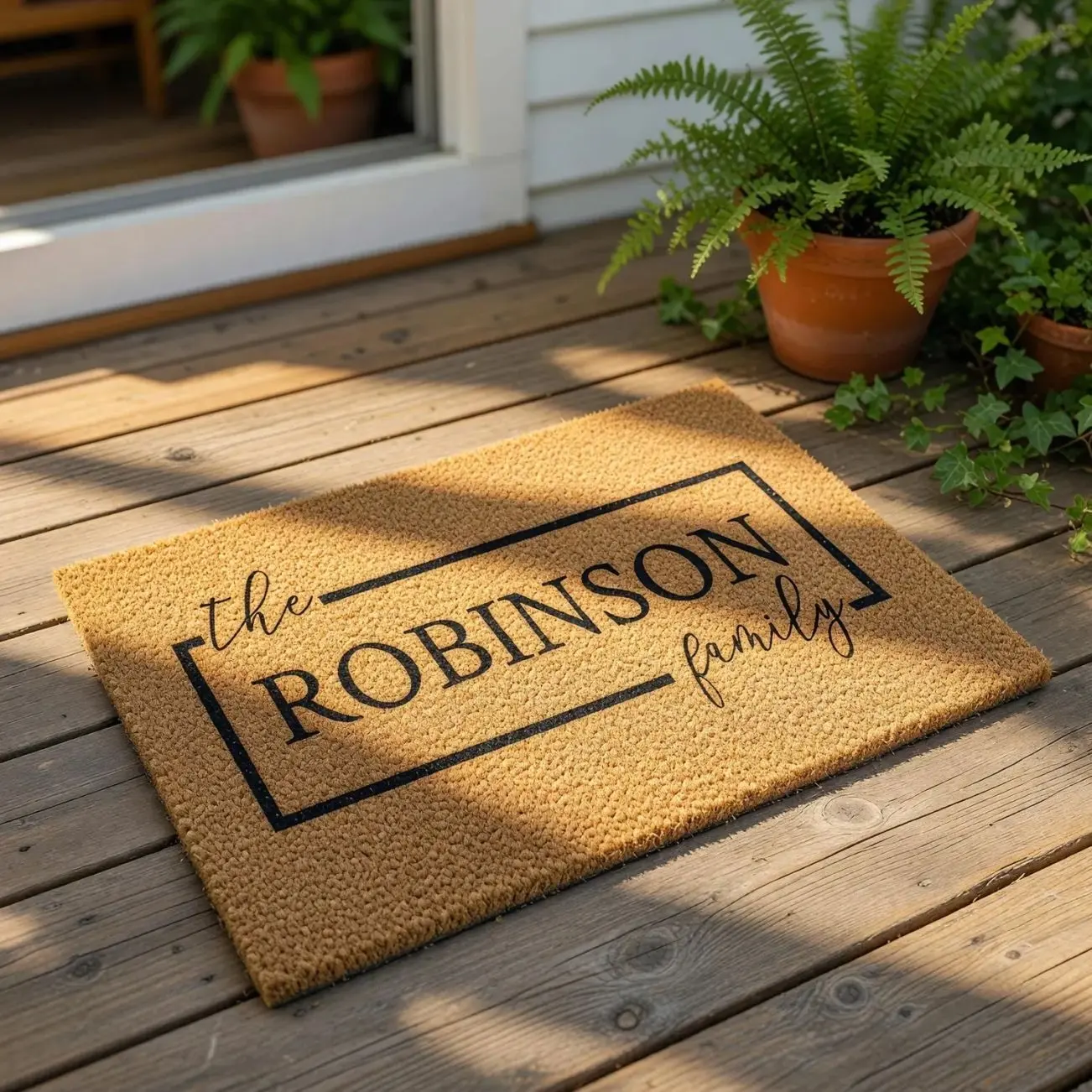 Personalized Family Doormat, Custom Welcome Mat, Housewarming Gift, New Home Gift, Custom Doormat, Personalized Mat, Door
