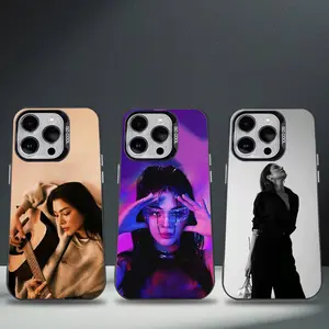 Peraya M-Malisorn Faye Phone Case For iPhone 16,15,14,13,12,11,8,7,Pro,Max,Plus,Mini,XS,SE Anti Fall Black Matte Hard