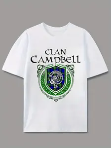 Men's Scottish Clan Campbell T-Shirt - Retro Tarta