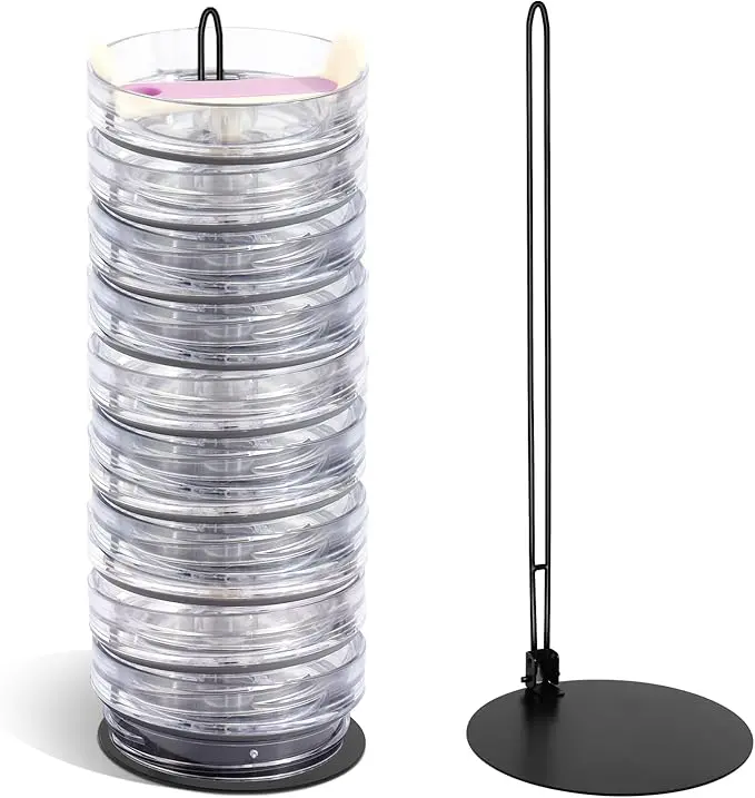 Tumbler Lid Organizer,Cup Lid Holder,Slim Vertical Storage for Up to 15 Lids,Cup Lid Organizer for Simple Modern, Save Pantry, Countertop,Kitchen Cabinets Space