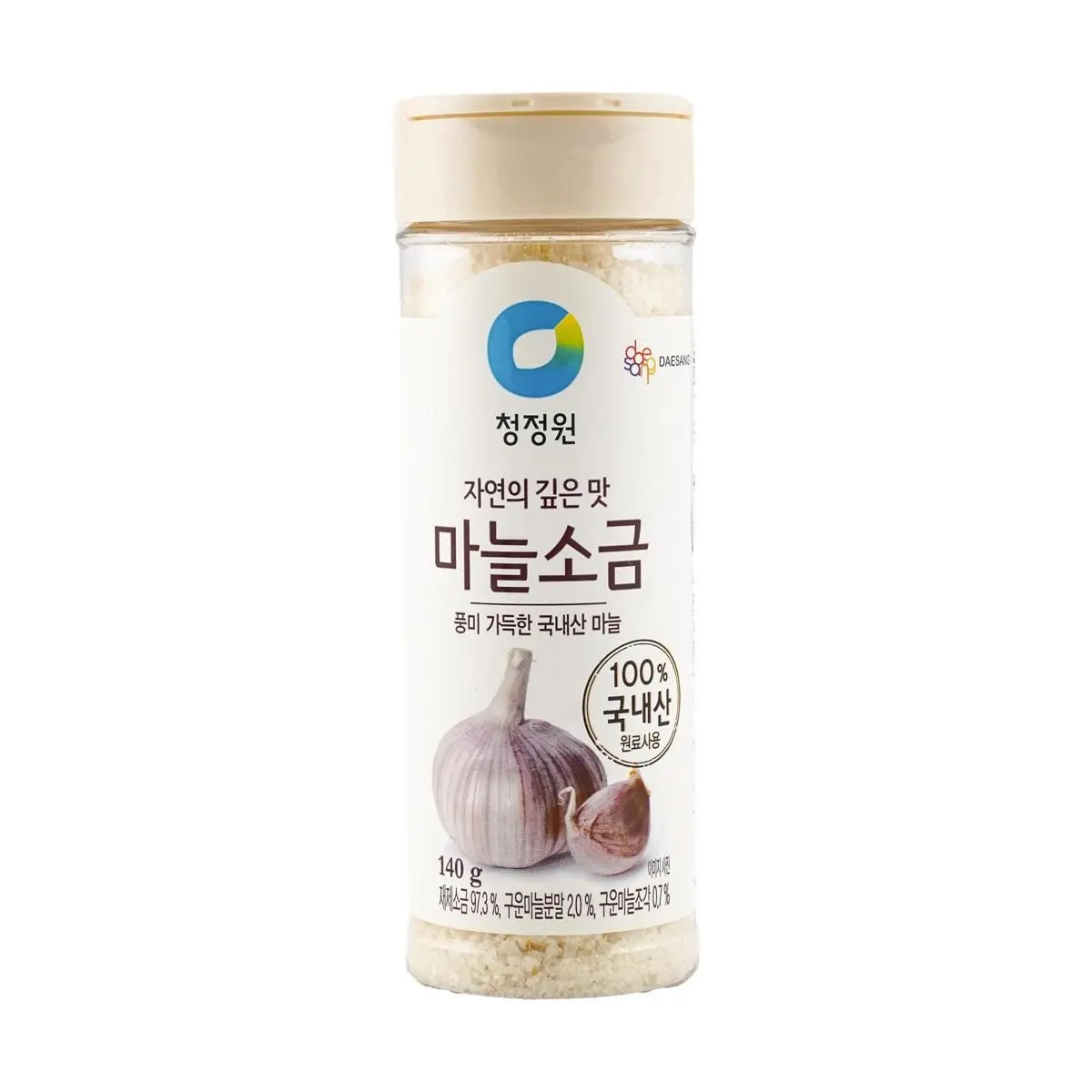 O'Food Korean Garlic Salt 140g - Premium Seasoning for Authentic Flavor