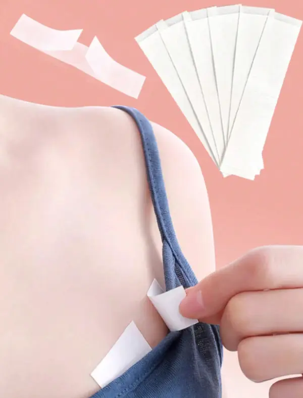 36pcs of Non-Slip Chest Stickers, Anti-Exposure Chest Collars, Invisible Non-Slip Stickers, Seamless Adhesive Transparent Stickers for Shirt Necklines, Women'S Lingerie, And Underwear Additions