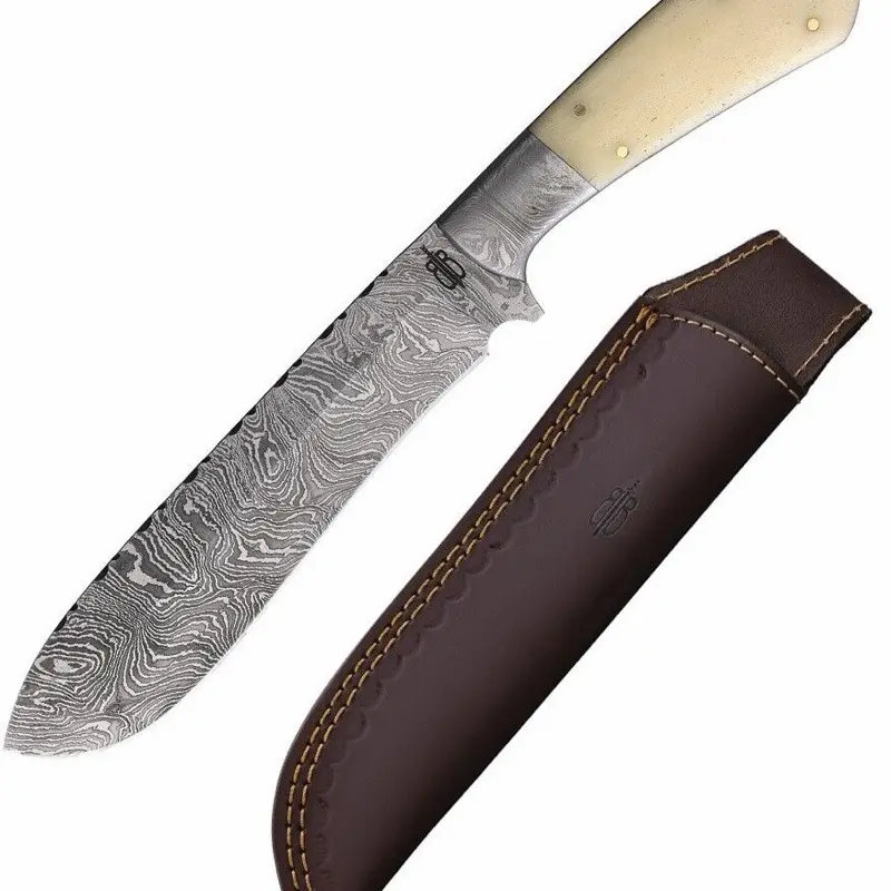 BNB Custom Damascus Fixed Blade