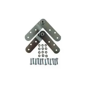 ToolPro Tool Hinge Kit for 5' & 6' Flat-Top Sawhorse Ladders - 2 Hinges & Mounting Hardware with Bolts and Nuts