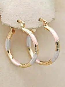 1 Pair Pretty Hoop Earrings Dainty Fashion Jewelry For Women For Wedding Anniversary Engagement Party Jewelry Valentine's Day Gift