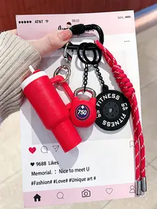 Bag Pendant New Diy Bag Charms Personalized Sets Multiple Colors Available The Perfect Gift Trendy And Versatile High Quality Unisex Couple Keychains A Must-Have For Fitness Enthusiasts Bag Chain Accessories