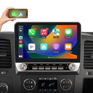 Car Stereo for GMC Chevy Silverado 2007-2013 touch screen has Android Auto Wireless Carplay, Bluetooth WIFI supports GPS Navigation