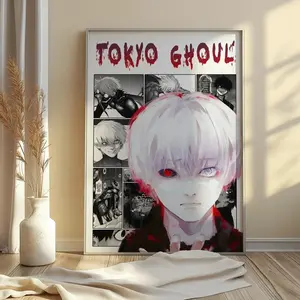 Ken Kaneki Poster Tokyo Ghoul Matte Anime Print Manga Wall Art All Sizes
