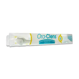 Ora-Clens Dual Ended Toothbrush for Dogs and Cats - Ergonomic Design, Helps with Tartar and Bad Breath