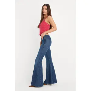 DOLLY JOLEANS EXTREME FLARE JEANS | INDIGO1196