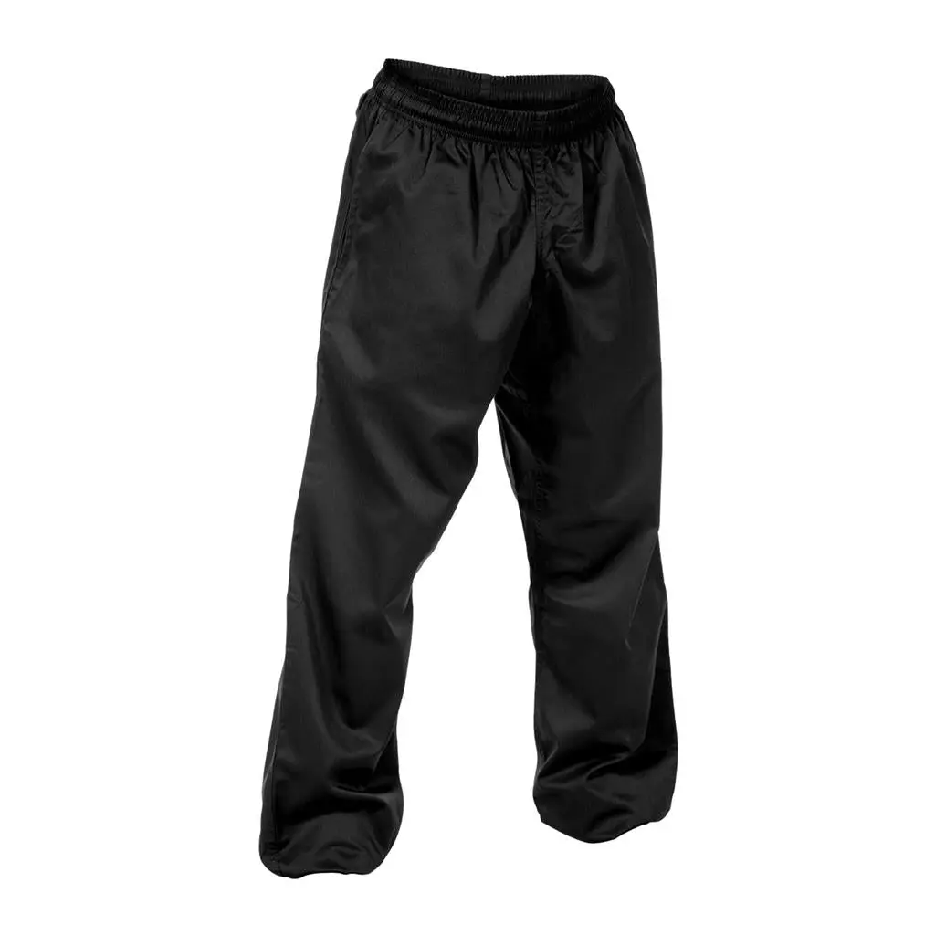 Menswear Lightweight Kung Fu Pants with Pockets, Men's Bottoms for Martial Arts Training, Classic