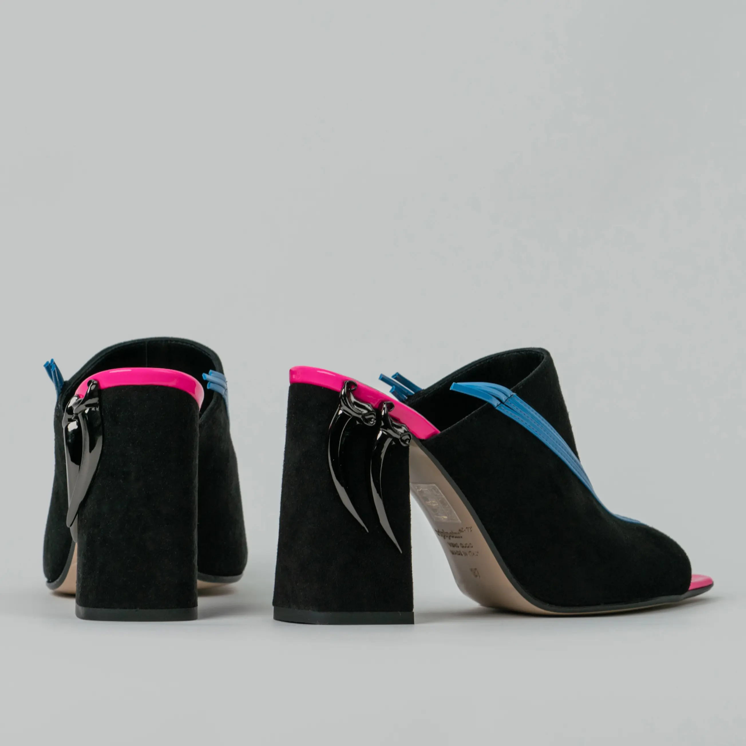June Fly slide with talon hardware on heels, Triplpoint women's shoes