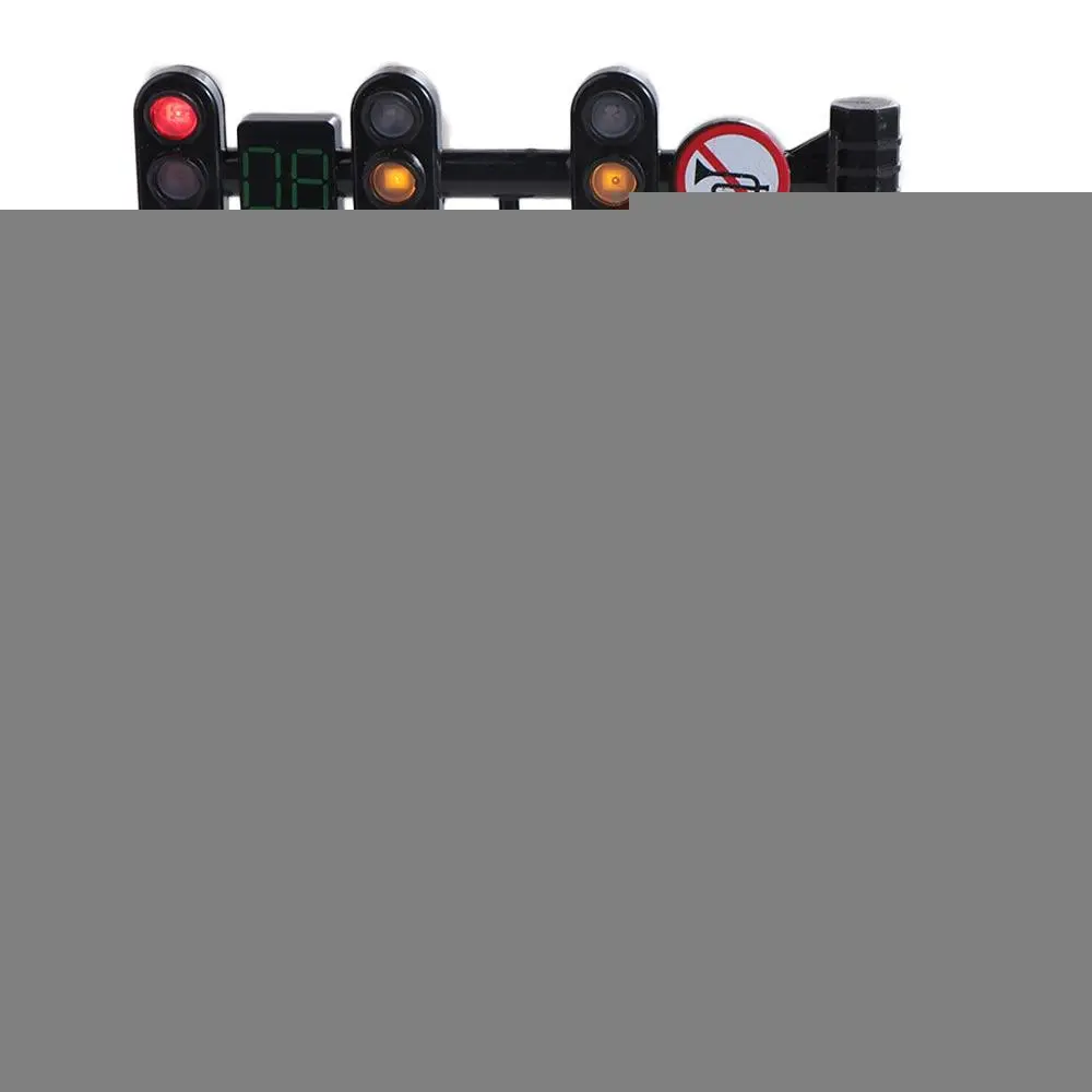 Safety Traffic Toy Light Signs Model Traffic Mini Stop Model Toys Simulation Mini Traffic Light Building Blocks Kids Gift