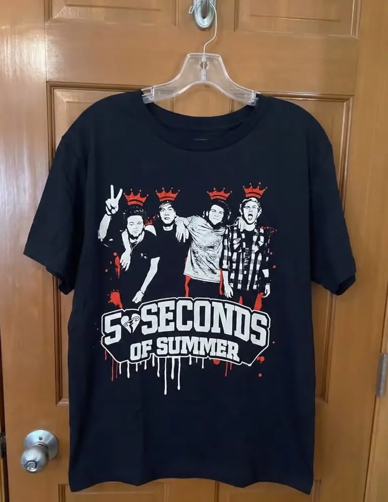 5 Seconds Of Summer Sounds Live Feels Live 2016 Concert Tour T Shirt
