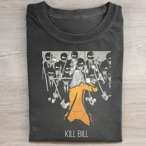 Vintage Kill Bill Graphic Tee - Kill Bill Movie Shirt - The Bride Shirt - Iconic Movie Shirt - Japanese Action Film Graphic Tshirt - Quentin Tarantino Shirt - Movie Lover Gifts