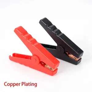 Car Alligator Clips Battery Clamps Test Lead Clips Pure Copper Connector Plug Battery Power Crocodile Clip