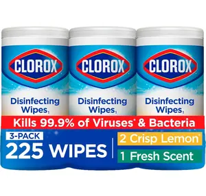 Clorox Disinfecting Wipes Value Pack - 75 Count, Pack of 3 (May Vary), Household Essentials