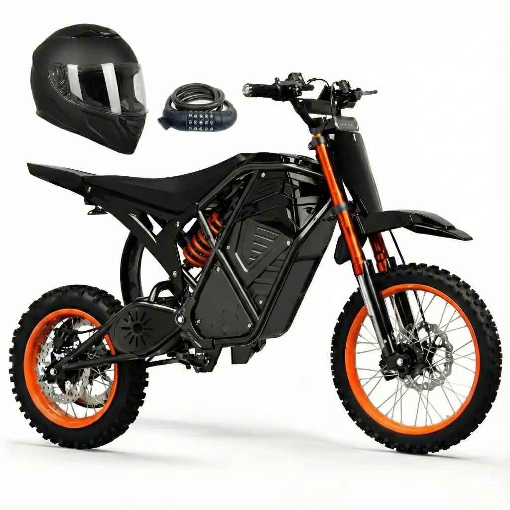ebiek+Lock + Helmet(Orange)