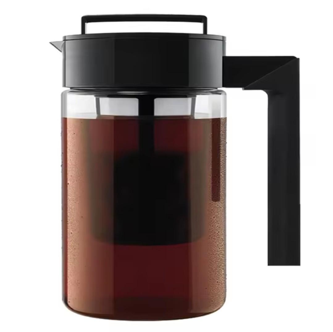 Cold Brew Iced Coffee Maker with Coffee Filter and Handle - Perfect for Making Cold Brew Coffee at Home (900ml)