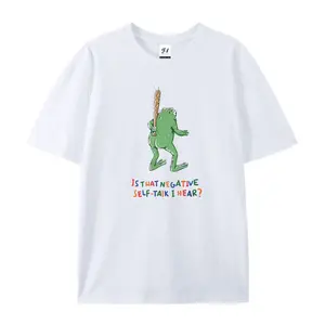 Is That Negative Self-Talk I Hear? Frog Graphic T-Shirt, Cotton Comfort Tee, Funny Mental Health Fashion Outfit, Cute Oversized Casual Shirt, Ideal Birthday & Self-Care Gift for Him/Her