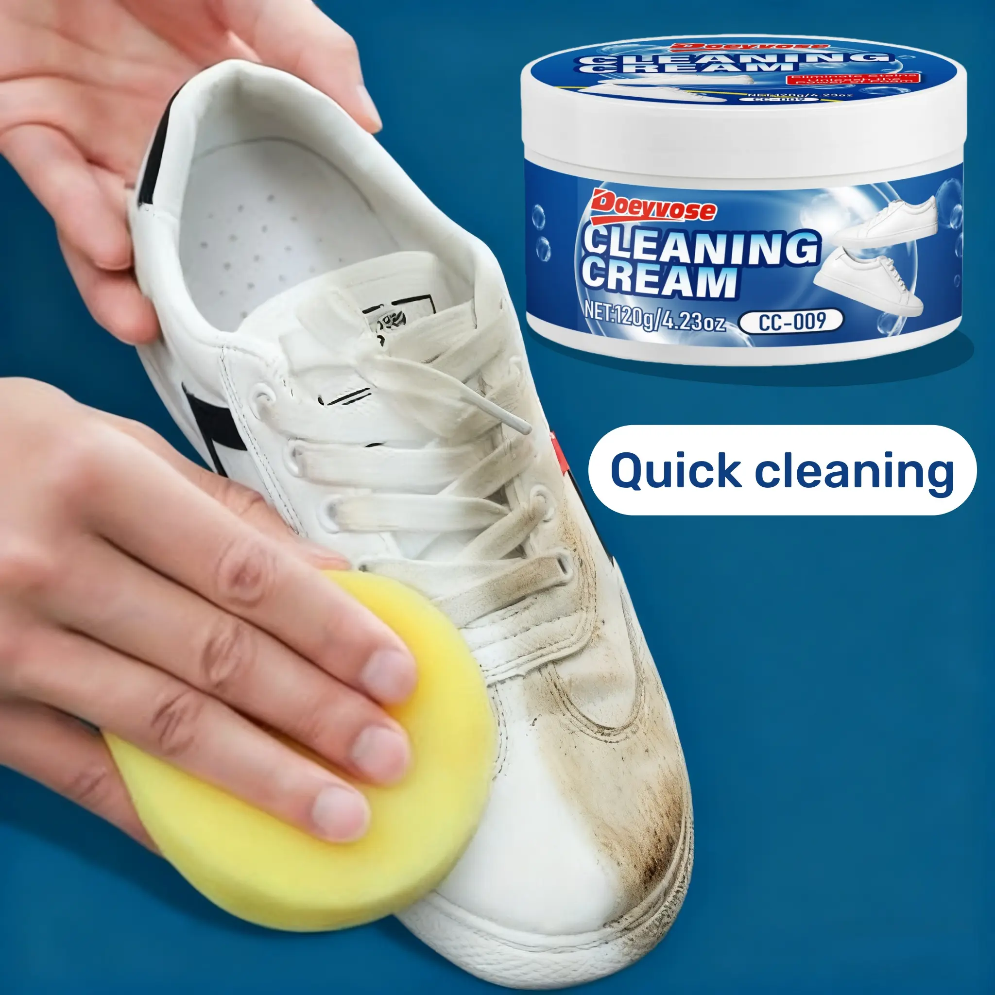 Shoe Cleaner Paste, Whitening & Stain Removal, Oxidation Cleaning Agent, No Wash Required, Perfect for Shoes Care, Sneaker Stain Remover