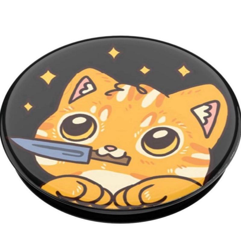 PopSockets PopGrip Checker Cell Phone Grip & Stand - Cowboy Kitty