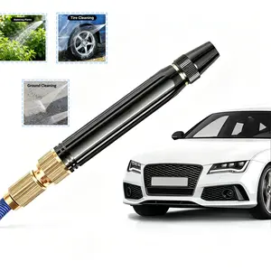 High Pressure Water Gun, Summervibes Portable Handheld Sprayer with Hose Booster Nozzle for Car Wash, Garden Watering, portable handheld water sprayer, car wash sprayer