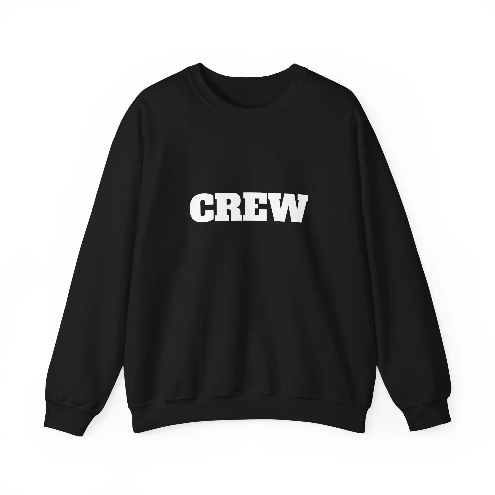 Minimal Blank White Crewneck Sweatshirt | Plain Solid Pullover