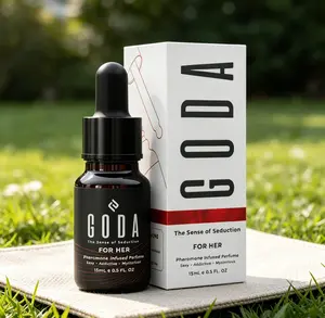 GODA Pheromones Perfume for Women, The Original Long-Lasting Feminine Fragrance, Alluring Jasmine & Romantic Rose Scent, Vegan Cruelty-Free Daily Perfume, Elegant Light Floral Aroma, Compact 0.50 fl oz / 15ml Travel Size