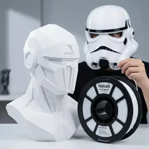 Nabaili PETG White Printing Filament for 3D Printing Projects High-Quality Material for Detailed Models and Creations,summervibes