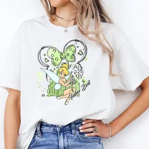 Tinker Bell T-Shirt, Fairy Magical Shirt, Tinker Bell Shirt , Mouse Ear T-Shirt, Vacation Shirt, Girl T-Shirt