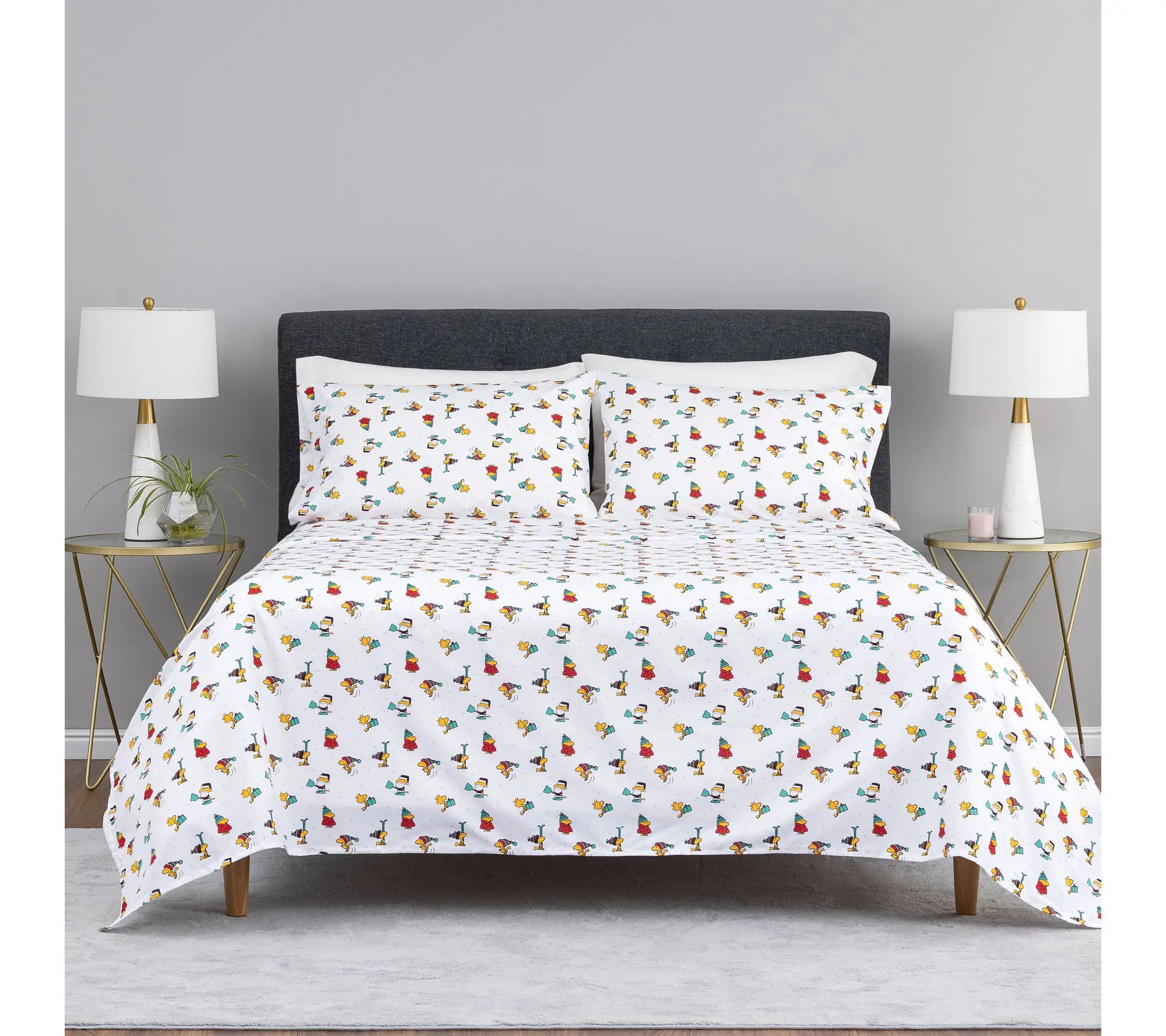 Berkshire Peanuts Holiday Sheet Set- Full