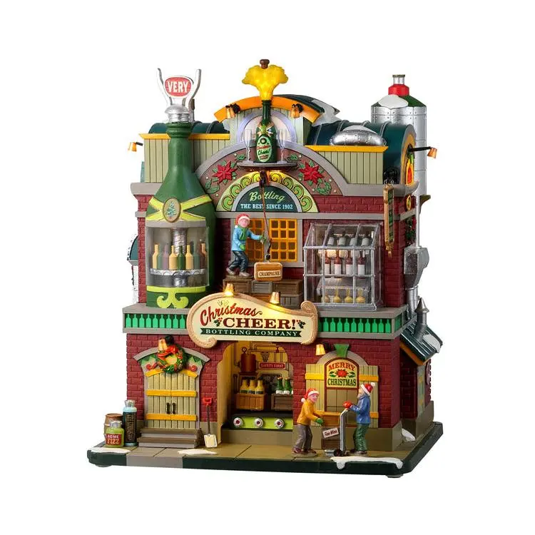 LEMAX Christmas Cheer Bottling Company, With 4.5V Adaptor #25858