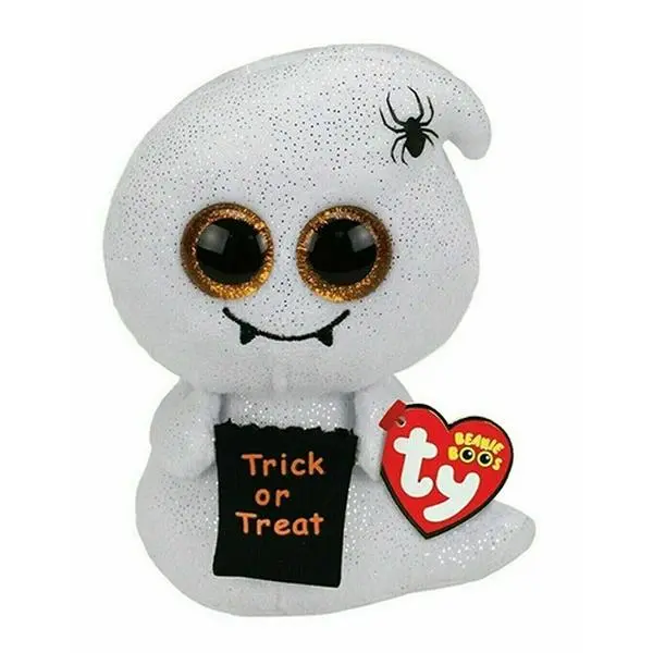 TY Beanie Boos - HAUNTS the Ghost (Glitter Eyes)(Regular Size - 6 inch) *Limited Exclusive*