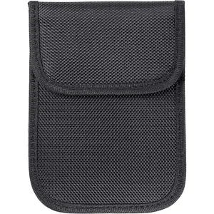 Faraday Pouch for Car Keys, Faraday Bag, Car RFID Signal Blocking Holder, Key Fob Protector, Key fob cage Block Signal Anti-Theft Fob Case (1 Pack, Black)