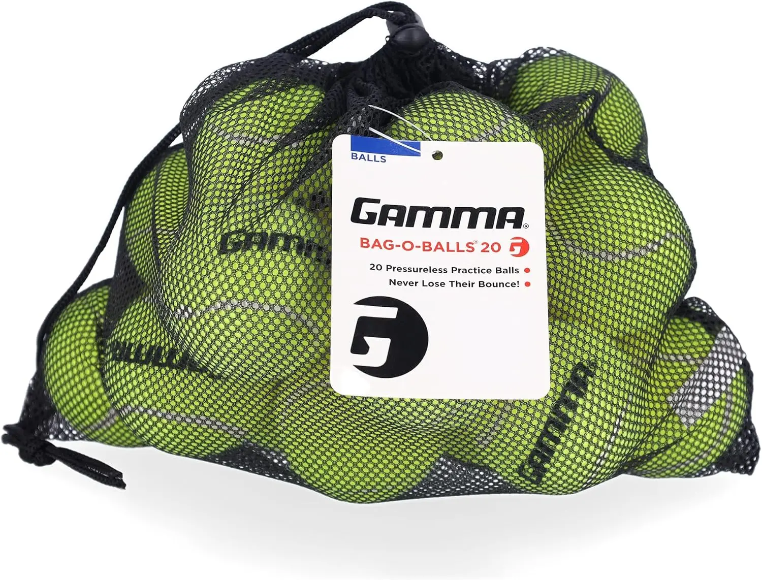Gamma Sports Pressureless Tennis Balls Box - Ideal for Practice, Teaching, and Training with High-Visbility Felt - Indoor and Outdoor Court Play - 48 and 75 Pack Sizes