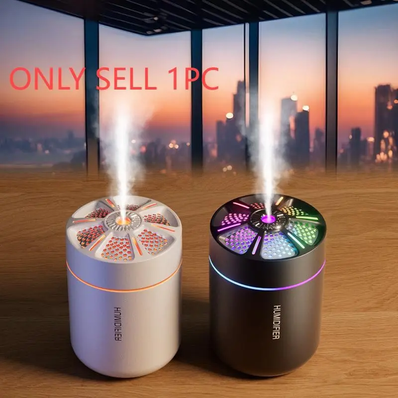 Colorful USB Air Revitalizer Home Desktop Fragrance Aroma Humidifier with Aroma Diffuser, Aromatherapy Humidifier, 180ML Capacity, Ideal for Bedroom, Car, Home, Dormitory, Powered by USB Power Supply, USB Humidifier Machine