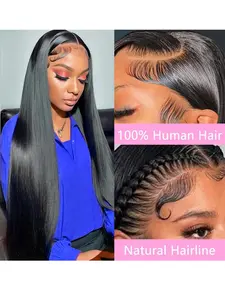 Brazilian Virgin Human Hair 13x4 Lace Frontal, 100% Unprocessed Silky Straight, Transparent Lace Frontal, Remy Human Hair, Ear to Ear Lace Closure