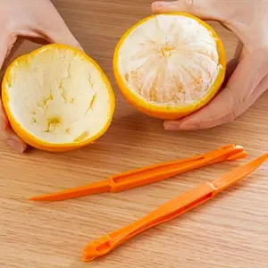 Portable Orange Peeler, 3/6/12pcs Creative Vegetable Fruit Peeler, Kitchen Utensils & Gadgets for Home Dining Room Picnic