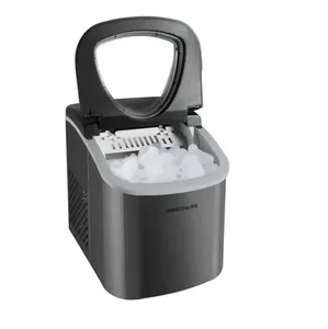 Frigidaire 26 lb Portable Countertop Ice Maker, Black Stainless Steel
