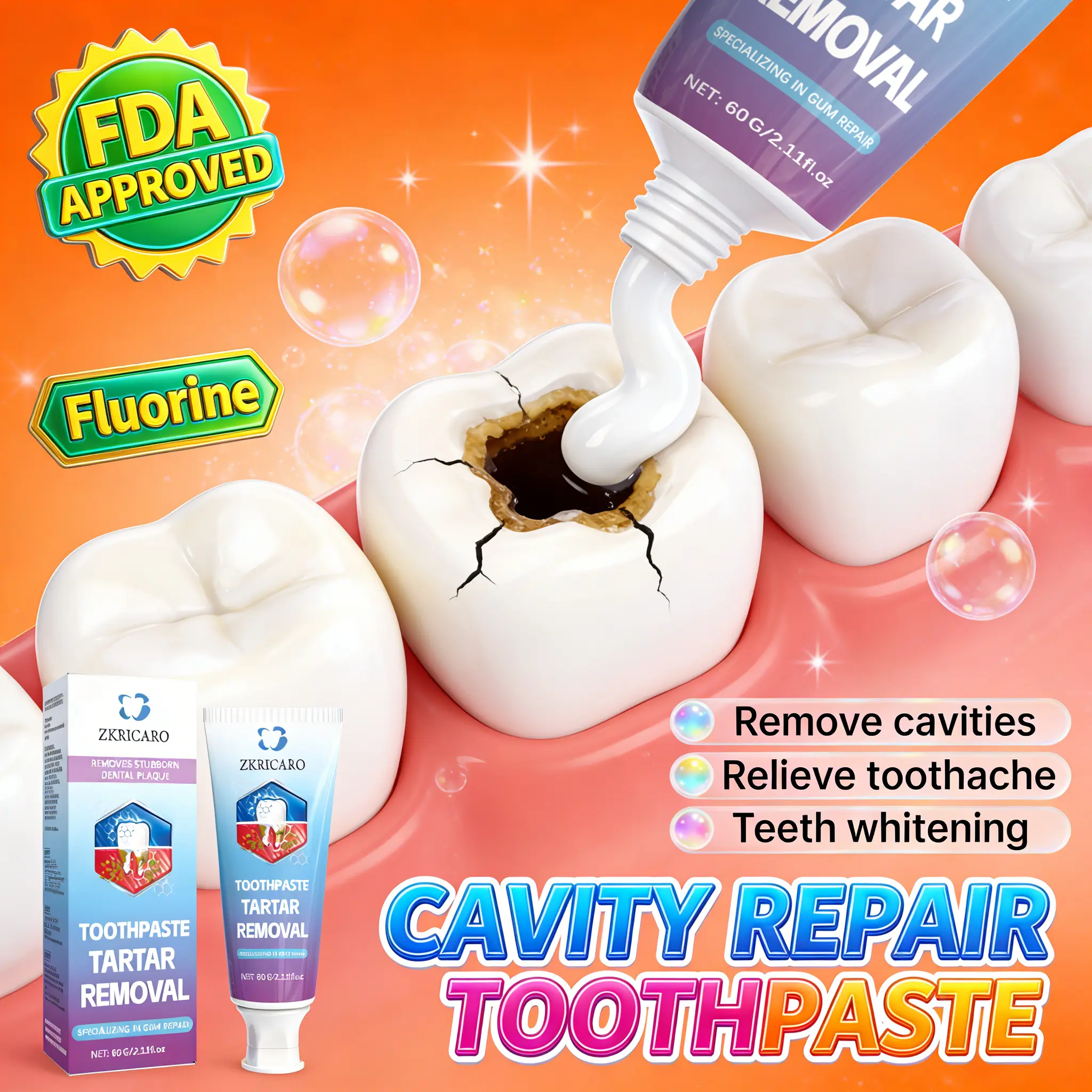 Professional Family Cavity Protection Toothpaste, Advanced Fluoride Formula to Fight Decay, Enamel Strengthening & Plaque Defense, Refreshing Mint Breath, Daily Oral Care Essential for Healthy Smiles. Cleansing Whitening Sensitive Gentle Coffee Moisture S