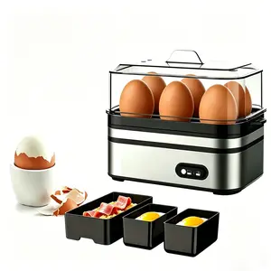 【summervibes】Rapid Egg Cooker 6 Egg Capacity BPA free Electric Egg Cooker for Hard Boiled Eggs, Poached Eggs, Scrambled Eggs, or Omelets,Easy and Convenient Way to Prepare Delicious Eggs ,outdoor gea#tiktokshopstockup  #mothersdaygift